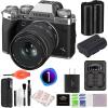 FUJIFILM X-T5 Mirrorless Digital Camera XF16-80mm Lens Kit – Black(Silver)
