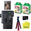 FUJIFILM instax mini Evo Cinema(Camera w/ BuzzPhoto Twin Pack Bundle + Tripod)