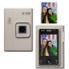 FUJIFILM instax mini LiPlay+ Hybrid Instant Camera – Midnight Blue(Sand Beige)