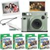 Fujifilm INSTAX Wide 400 Instant Camera – Sage Green(Sage Green w/ 4 Wide Twin Packs)