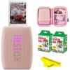 Fujifilm Instax Mini Link 3 Smartphone Printer – Rose Pink(w/ 40 Film Sheets + Carry Case)