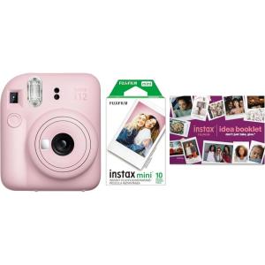 FUJIFILM Instax Mini 12 Holiday Bundle 2025 – Pastel Blue(Pink)