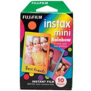 FUJIFILM Instax Mini Blue Marble Film – 10 Exposures(Rainbow)