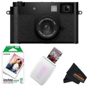 FUJIFILM X Half Premium Compact Camera – Black(Black (Clay White Printer))