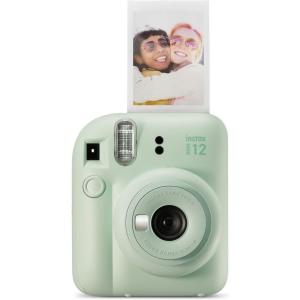 Fujifilm Instax Mini 12 Instant Film Camera, Clay White(Mint Green)