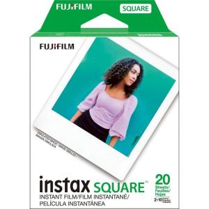 Fujifilm Instax Square Twin Pack Film – 20 Exposures(20 Count (Pack of 1))