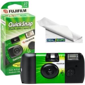 Fujifilm QuickSnap Flash 400 One-Time-Use Camera – 2 Pack(1-Pack)