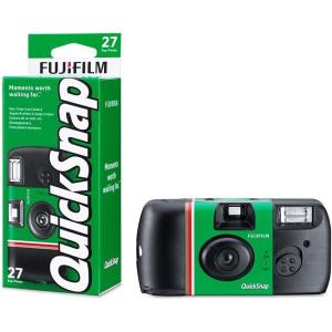 Fujifilm QuickSnap Flash 400 One-Time-Use Camera – 27 Exposures(1-Pack)