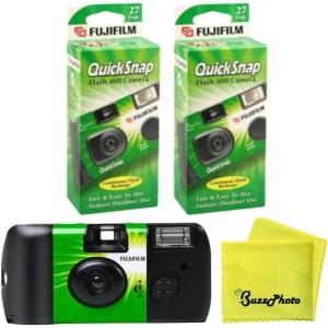 Fujifilm QuickSnap Flash 400 One-Time-Use Camera – 27 Exposures(2-Pack)