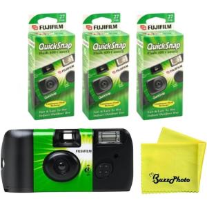 Fujifilm QuickSnap Flash 400 One-Time-Use Camera – 27 Exposures(3-Pack)